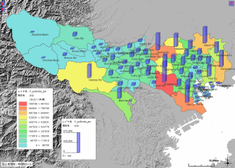 地球地図日本-東京都行政界